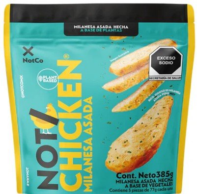 NotChicken Milanesa Asada 385grs