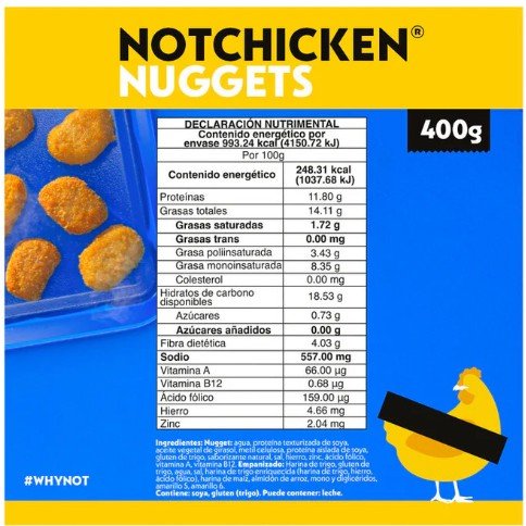 NotChicken Nuggets 300grs