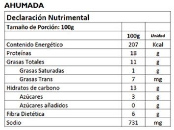 "Ahumada" Soya tipo carne ahumada 250grs