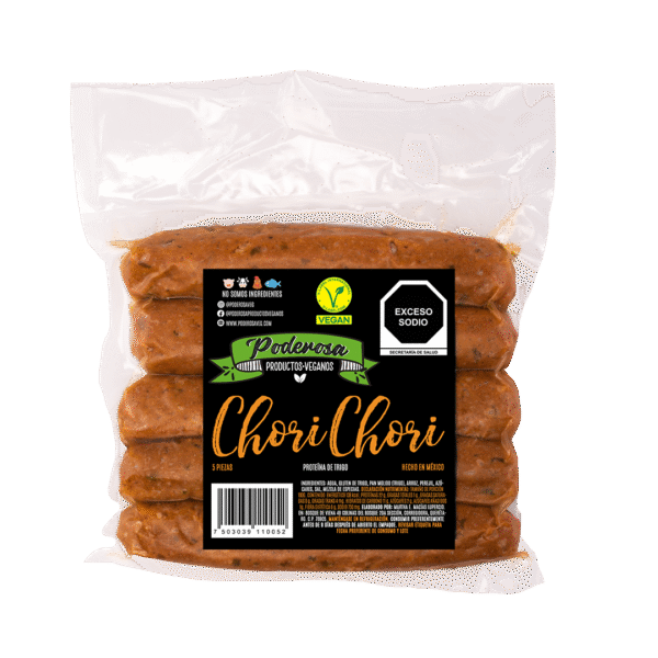 "Chori Chori" Chorizo a Base de Proteína de Trigo Criollo