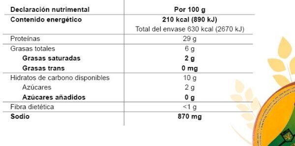 Seitán Tipo Jamón 300grs