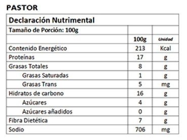 "Pastor" Soya preparada tipo pastor 250grs