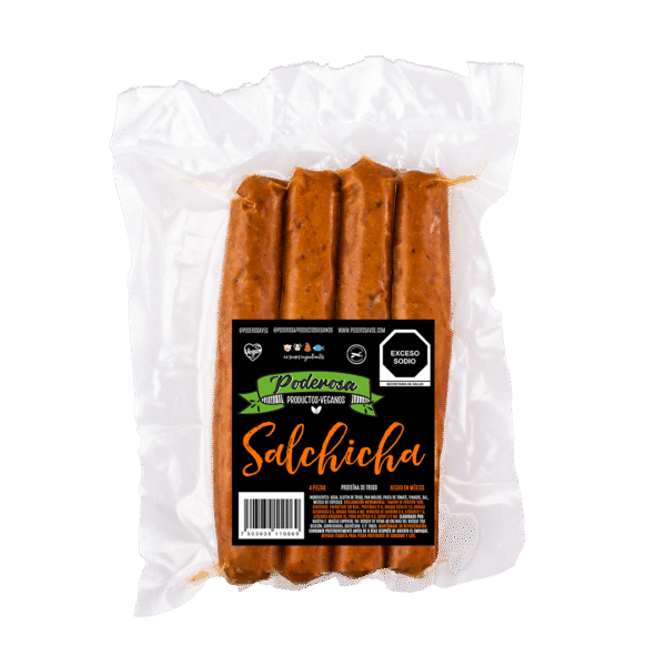 Salchicha Ahumada a Base de Proteína de Trigo